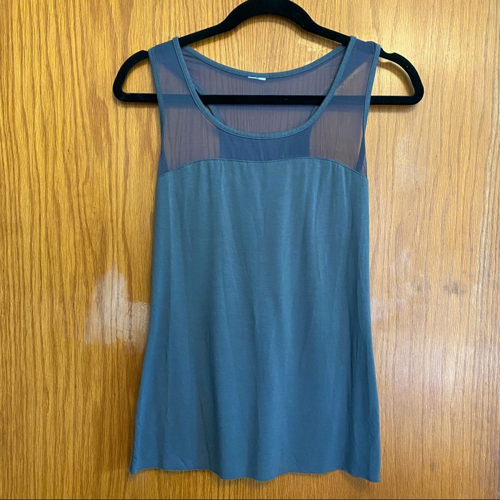 Gray Athletic Tank Top